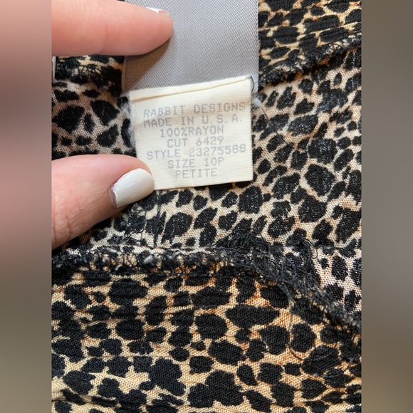 Rabbit Rabbit Rabbit Designs dress with leopard print - Picture 6 of 6